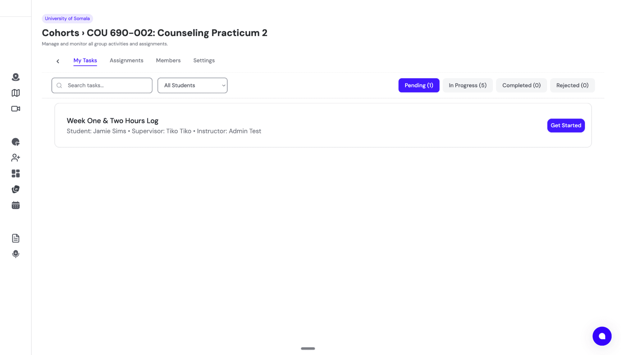 Cohort Dashboard Details